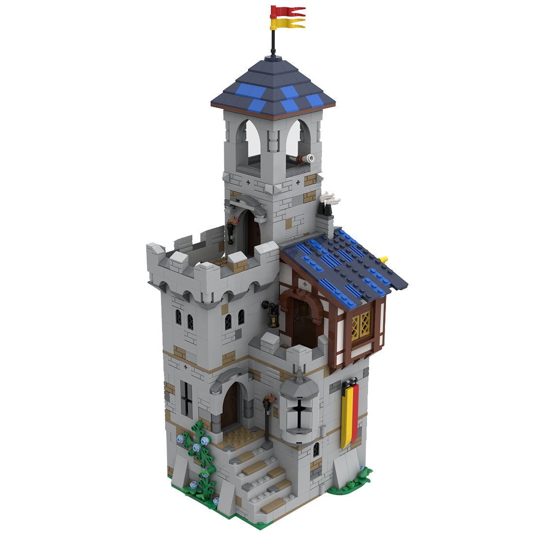 MOC - 92106 Modular Castle's Keep - LesDiy -