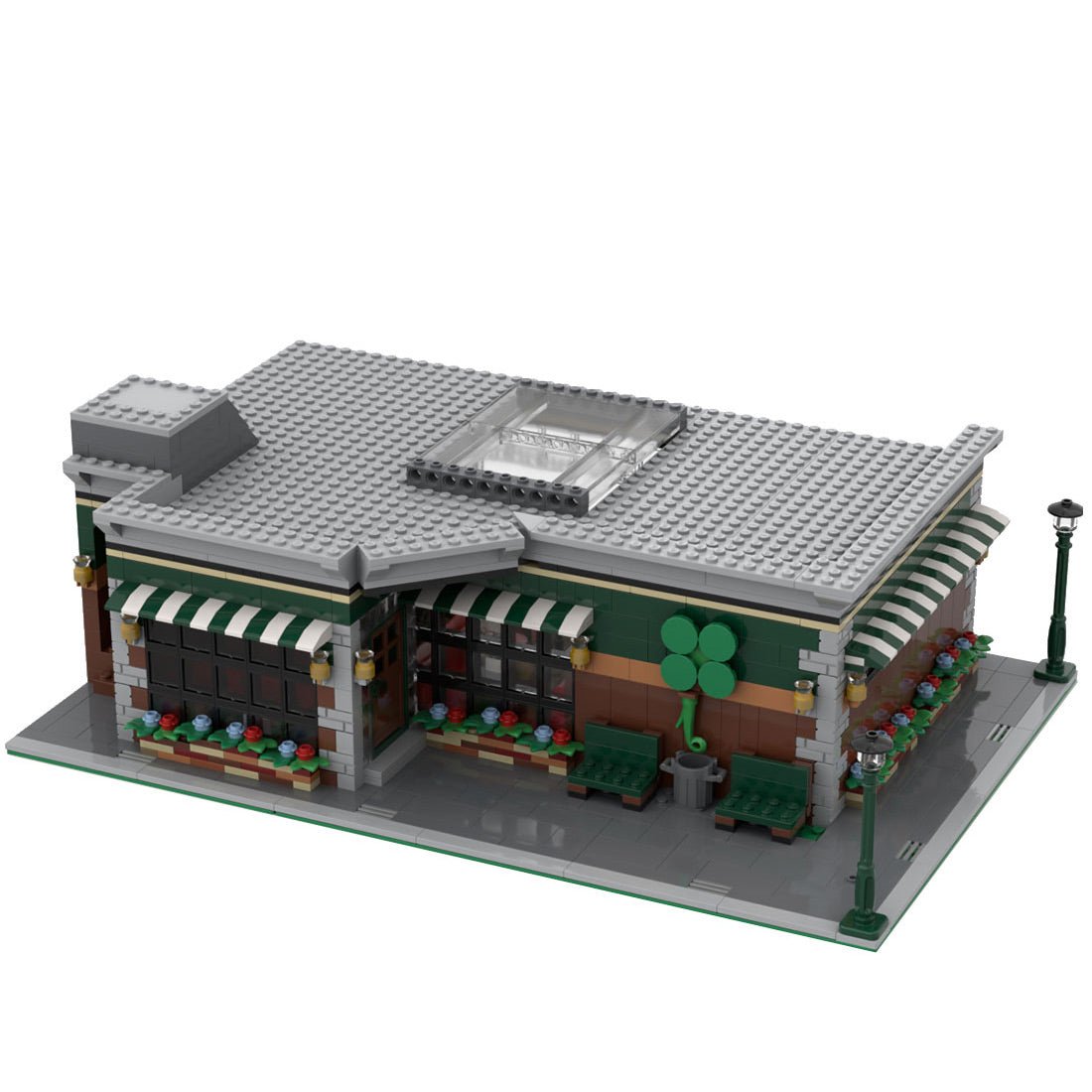 MOC - 92501 SitComplex - MacLaren's Pub Building Blocks - LesDiy -