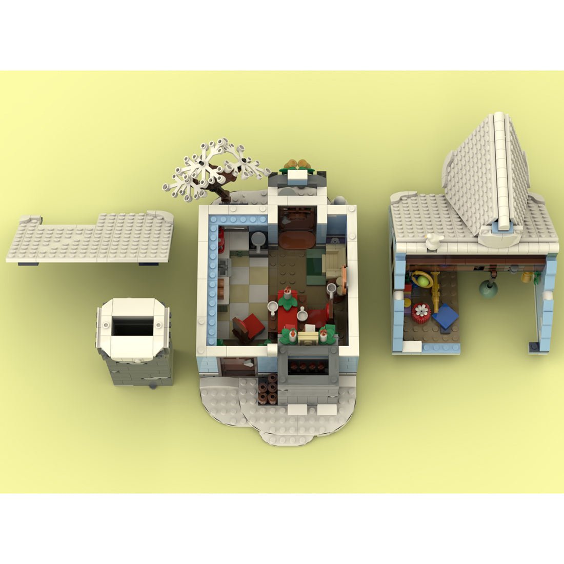 MOC - 92758 Winter Cabin - LesDiy -