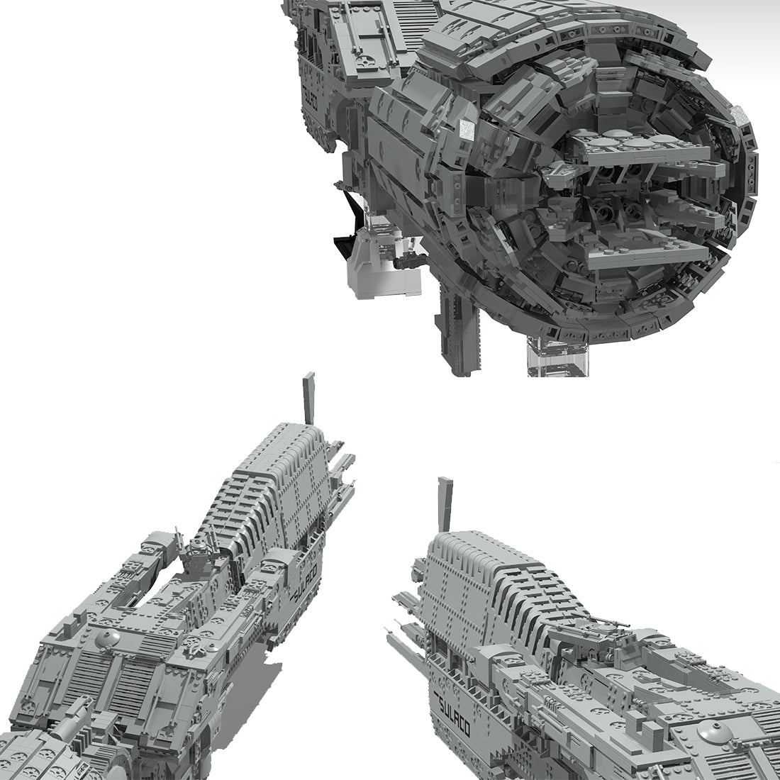 MOC - 92780 USS SULACO 9816 - new upload - LesDiy - Locomotive