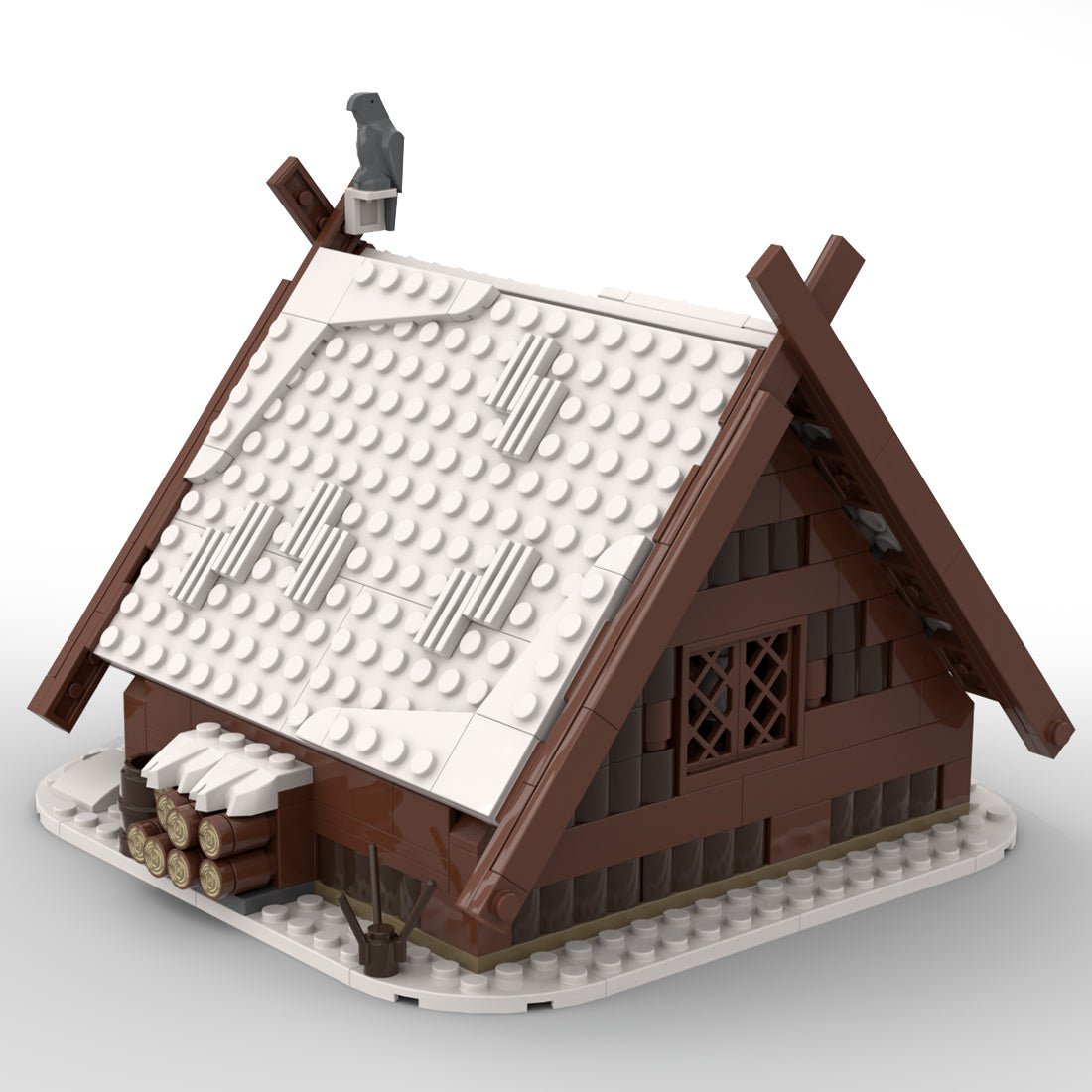 MOC - 93063 Medieval Viking's House Building Blocks - LesDiy