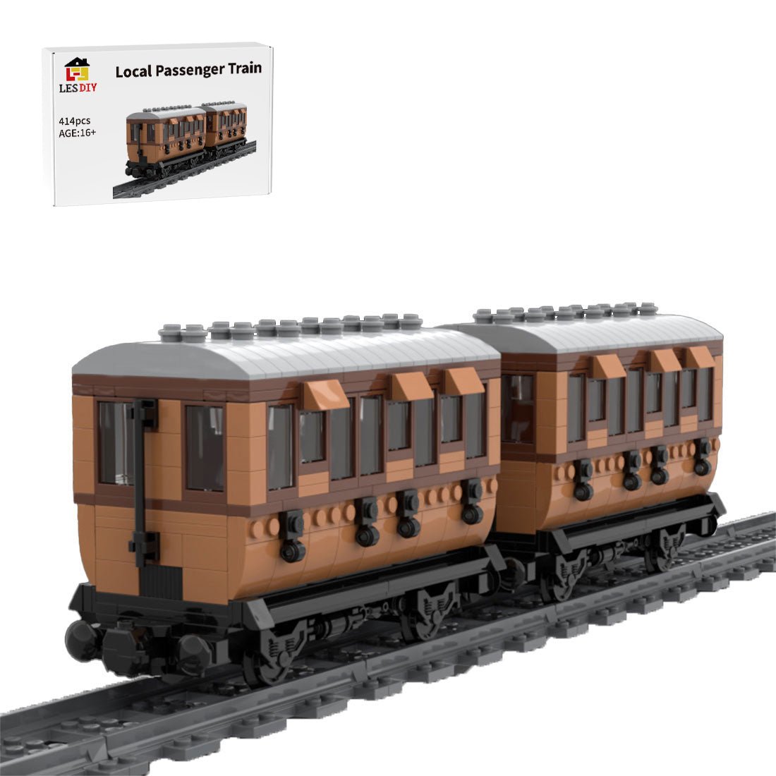 MOC - 93458 Passenger Coaches - Local Line - LesDiy -