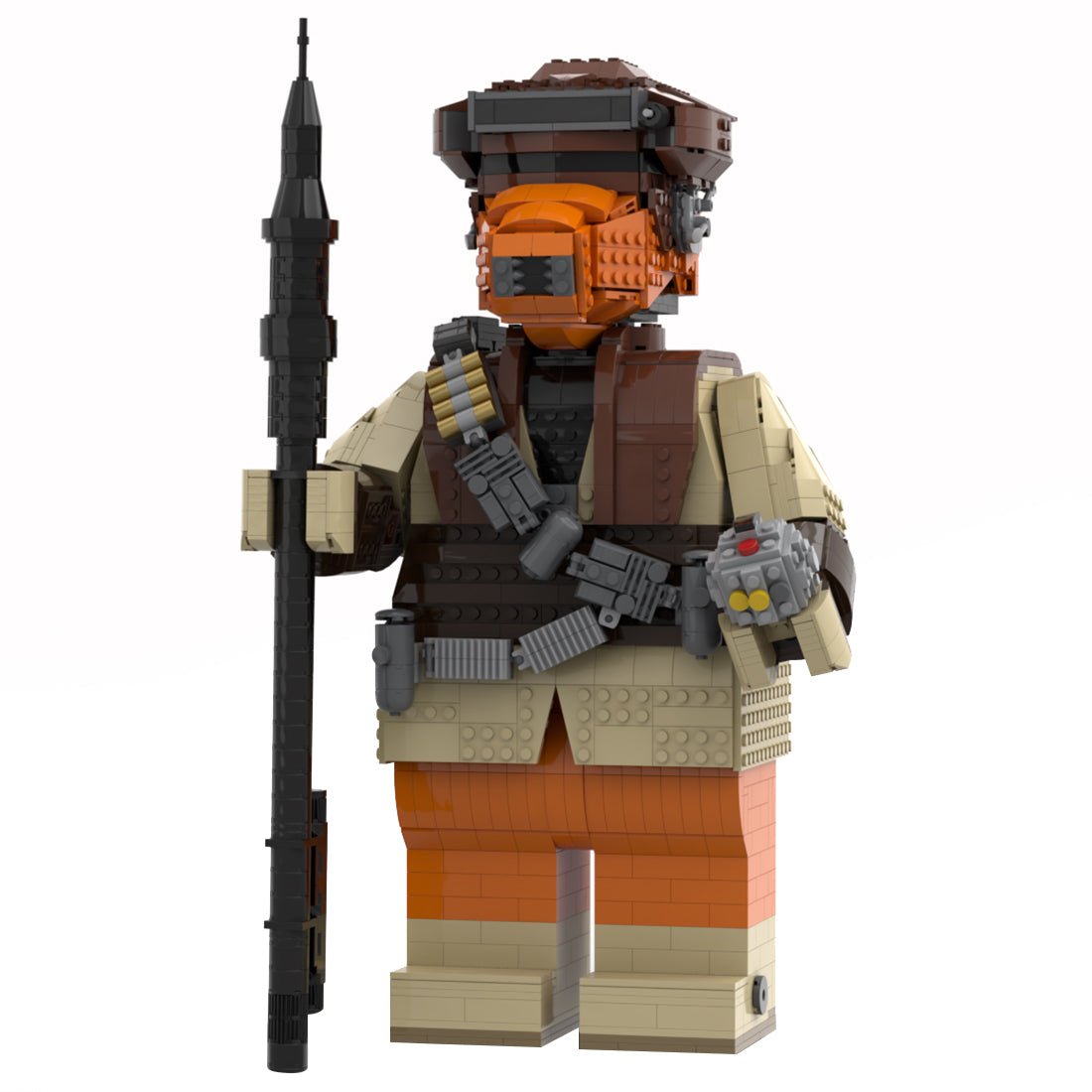 MOC - 93592 Boushh Mega Figure(with Helmet) - LesDiy -