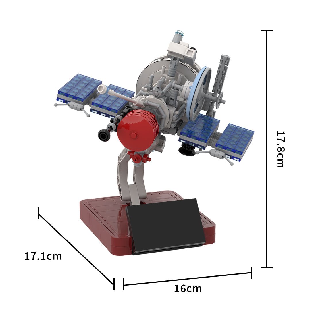 MOC - 94456 Vega I Space Probe (BERA - I) Building Blocks - LesDiy -