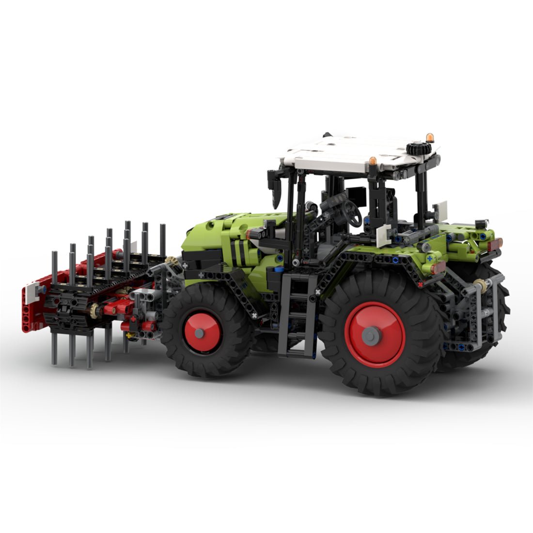 MOC - 94474&MOC - 32820 RC Band Rake Tractor - LesDiy -