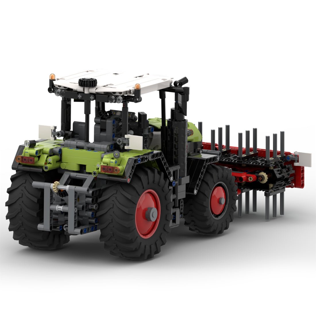 MOC - 94474&MOC - 32820 RC Band Rake Tractor - LesDiy -