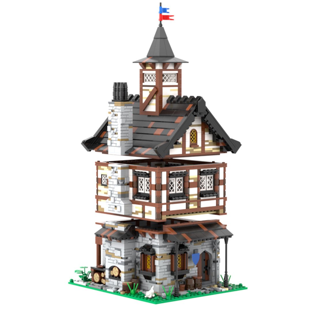 MOC - 94577 Medieval Tudor House - LesDiy -