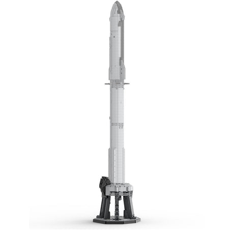 MOC - 94616+MOC - 149685 Starship rocket and Booster Building Blocks - LesDiy - Building Blocks