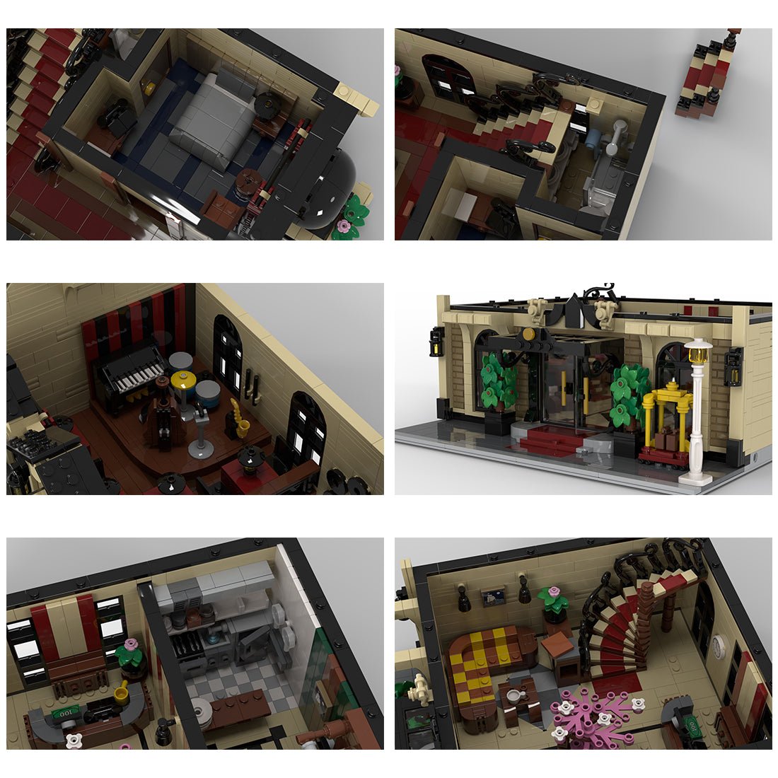 MOC-95212 Hotel Model Compatible with Lego-LesDiy-MOC-