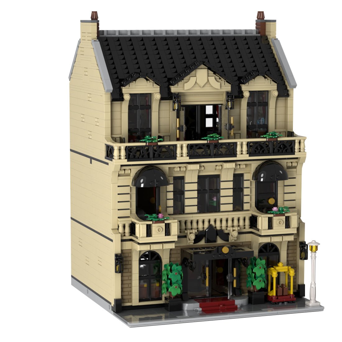 MOC - 95212 Hotel Model Compatiblr with Lego - LesDiy - MOC
