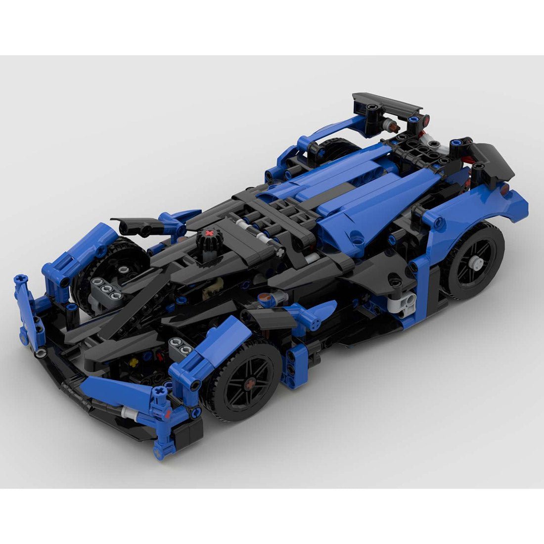 MOC - 95786 V12 GT Supercar Model MOC Racing Car - LesDiy -