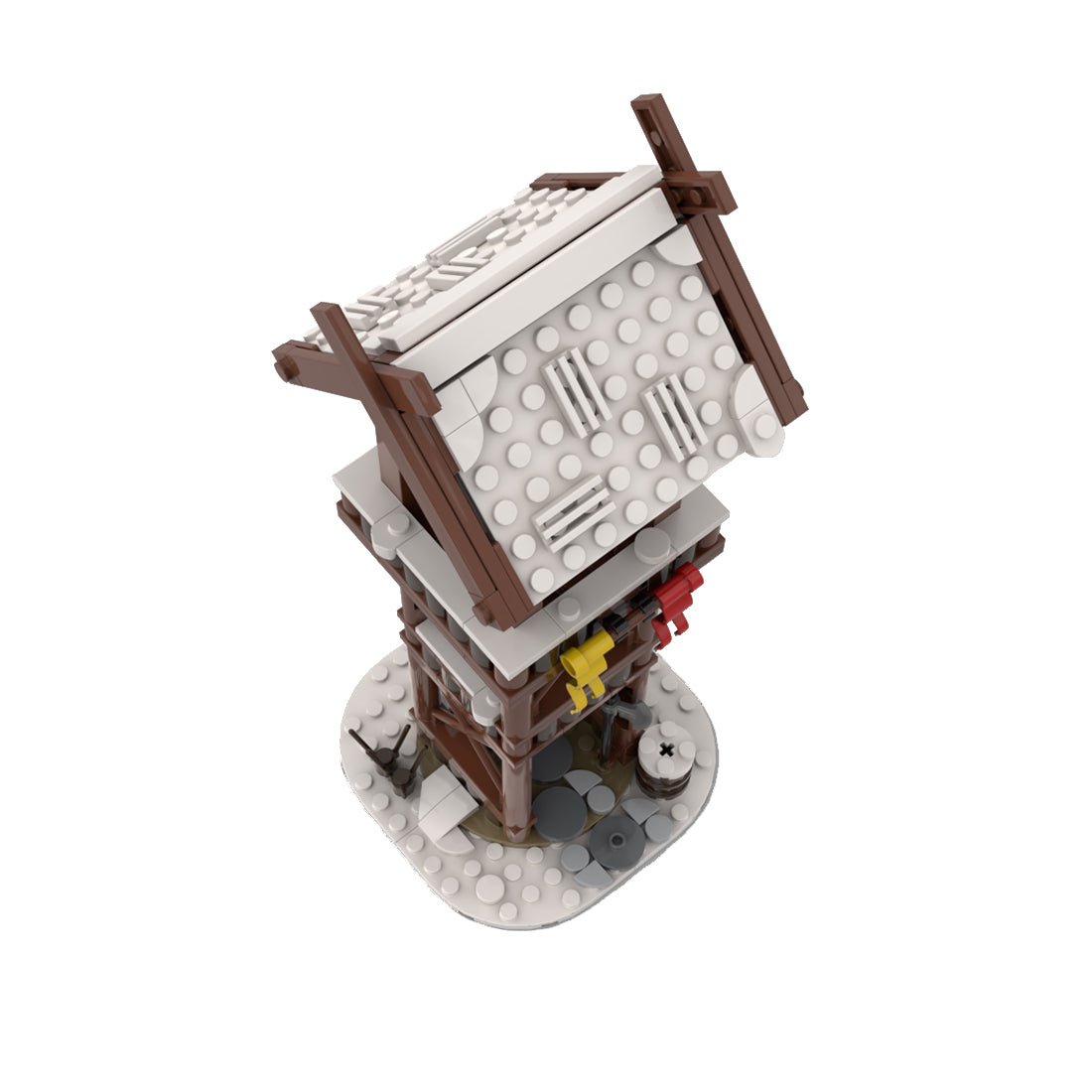 MOC - 95891 Winter Viking Tower Parts Building Blocks - LesDiy - Building Blocks