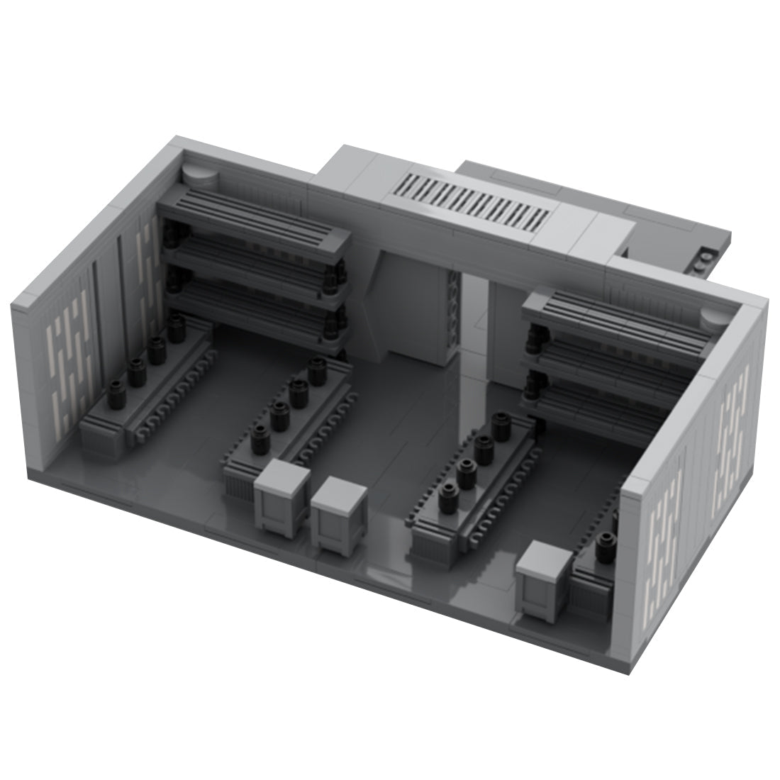 MOC - 96788 Space Wars Modular Armory Model - LesDiy -