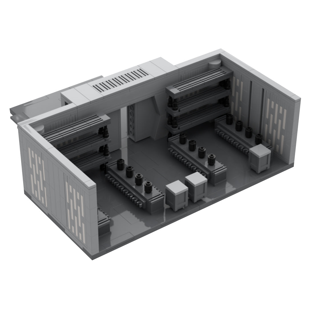 MOC - 96788 Space Wars Modular Armory Model - LesDiy -