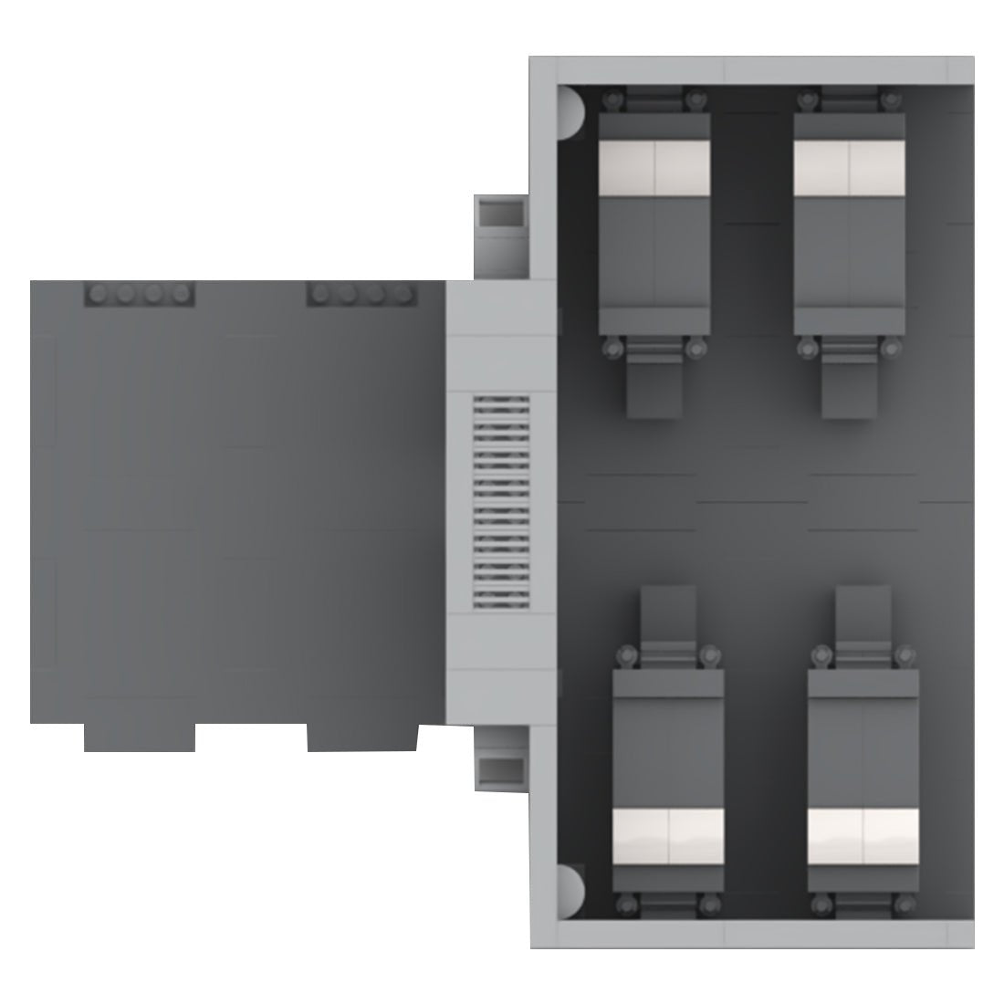 MOC - 97474 Sci - fi Space Modular Barracks Model - LesDiy -