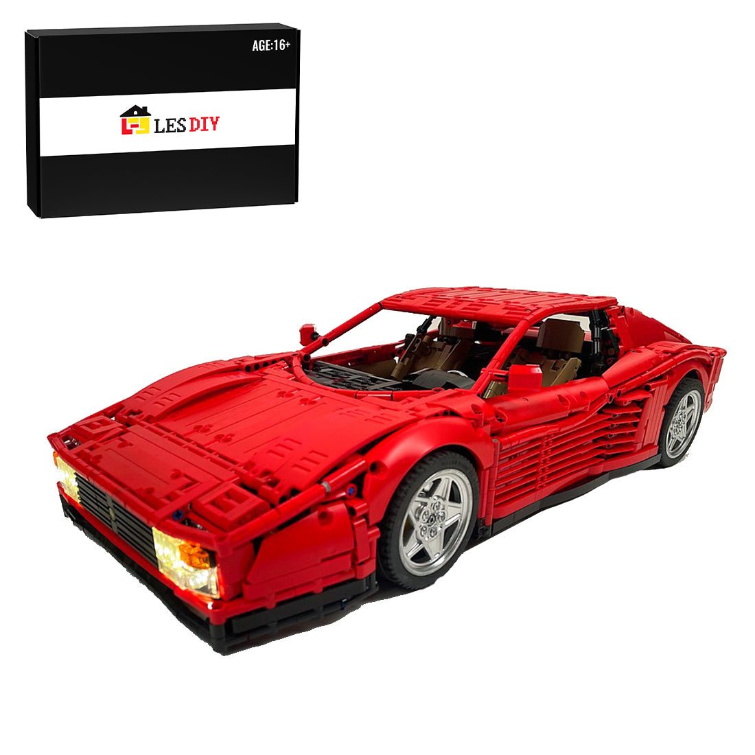 MOC - 98925 Ferrari Testarossa - Dynamic - LesDiy -