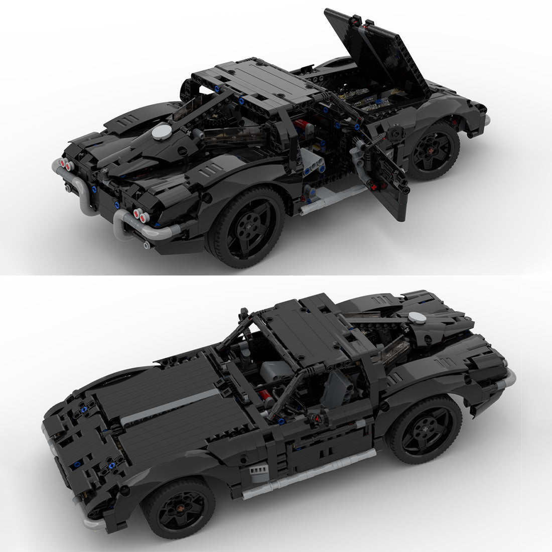 MOC - 99666 Corvette Sting Ray 1963 - LesDiy -