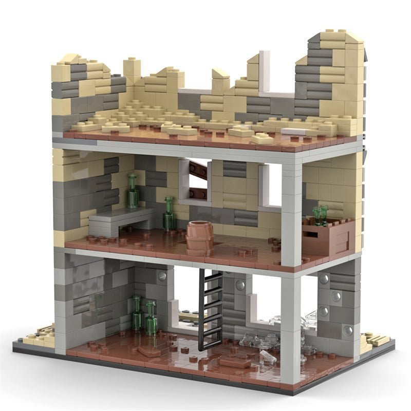 MOC Broken Building - LesDiy