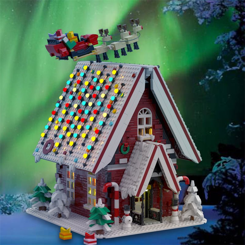 MOC Christmas House - LesDiy