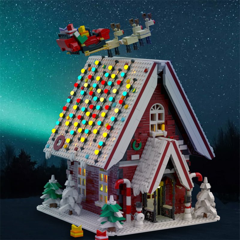 MOC Christmas House - LesDiy