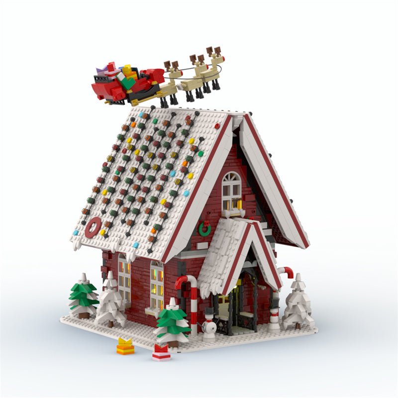 MOC Christmas House - LesDiy