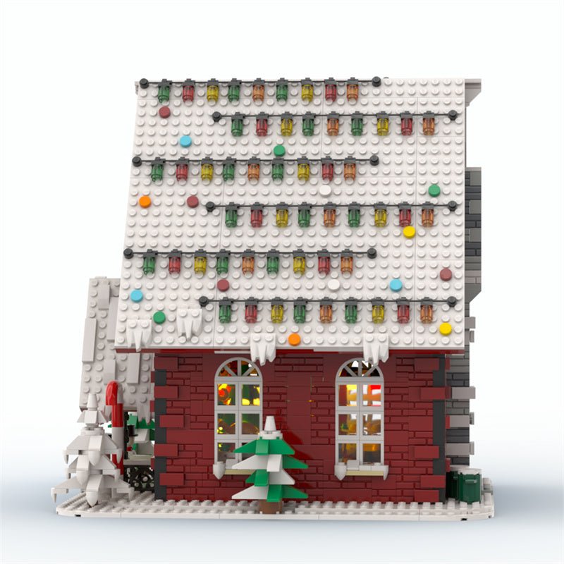 MOC Christmas House - LesDiy