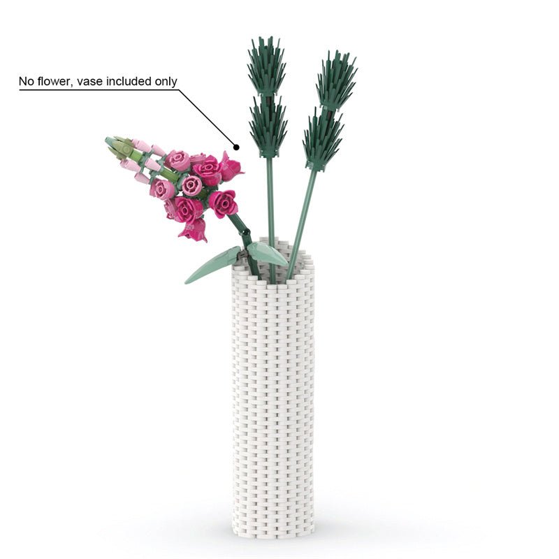MOC Classical White Vase - LesDiy