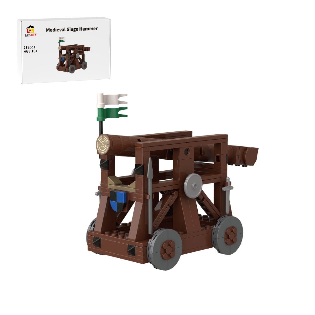 MOC Medieval Siege Hammer - LesDiy -