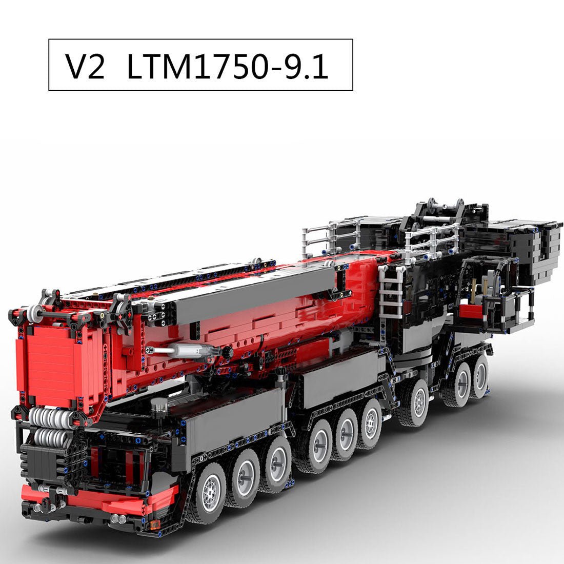 MOC Technic Liebherr LTM 1750 - 9.1 Mega - Crane V2.0 - LesDiy - MOC