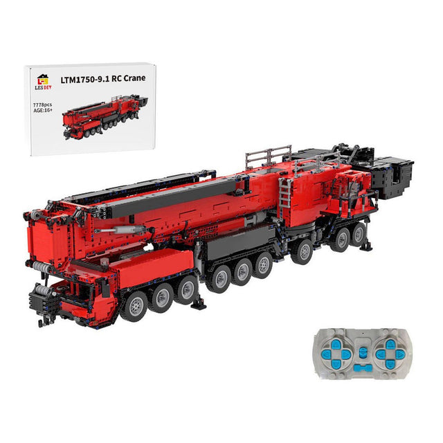 MOC Technic Liebherr LTM 1750 - 9.1 Mega - Crane V2.0 - LesDiy - MOC