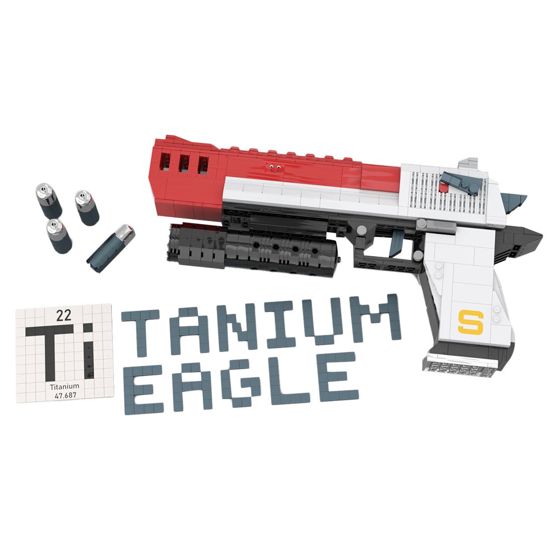 MOC Titanium Eagle Building Blocks - LesDiy - Building Blocks