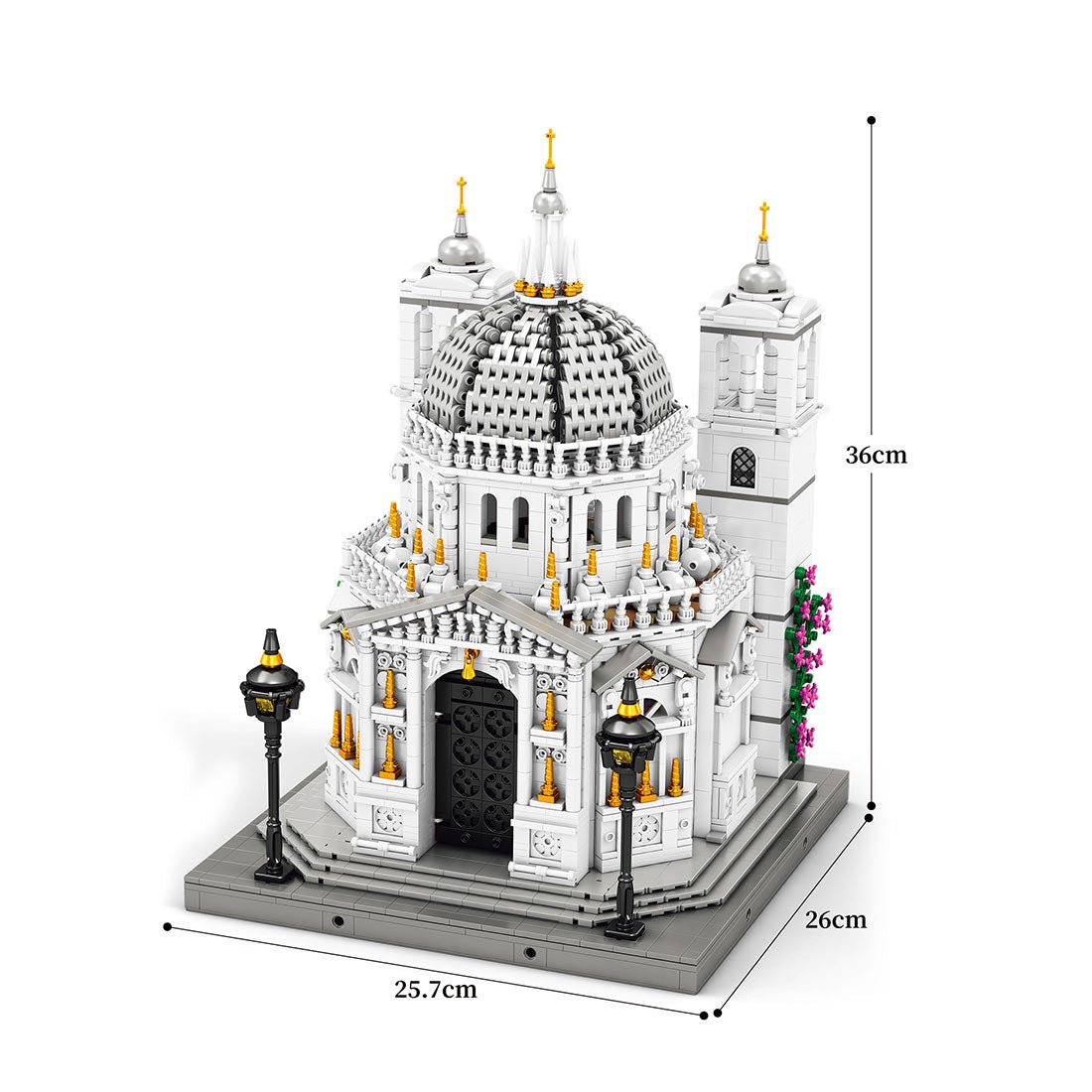 Mocsage 1/180 Scale Venetian Church Building Blocks - LesDiy - Building Blocks