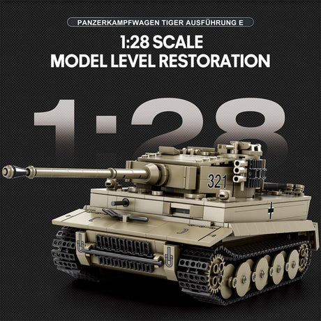 Mocsage 1/28 German Tank - LesDiy -