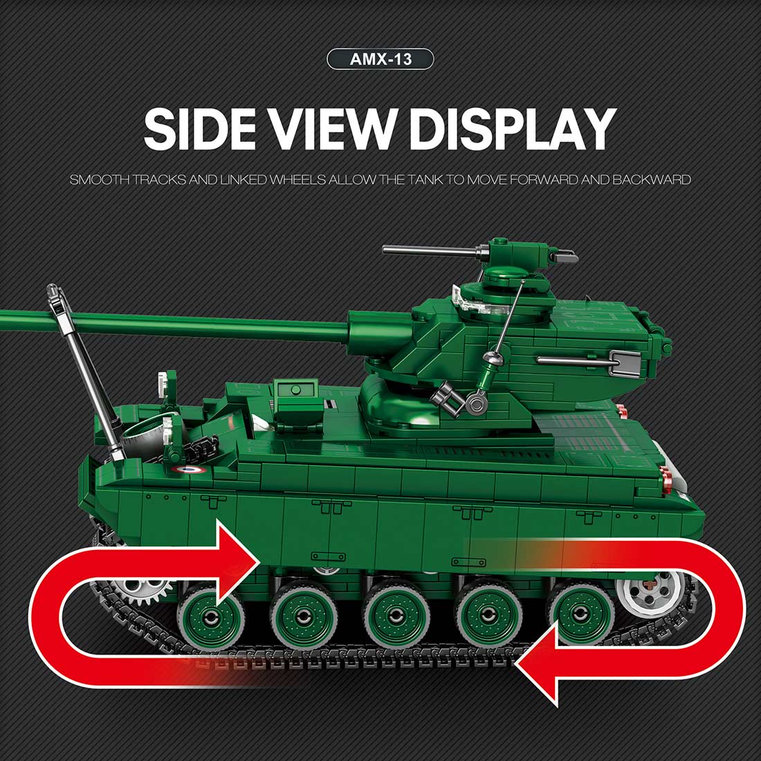 Mocsage 1/28 Scale Tank Building Blocks - LesDiy - Building Blocks