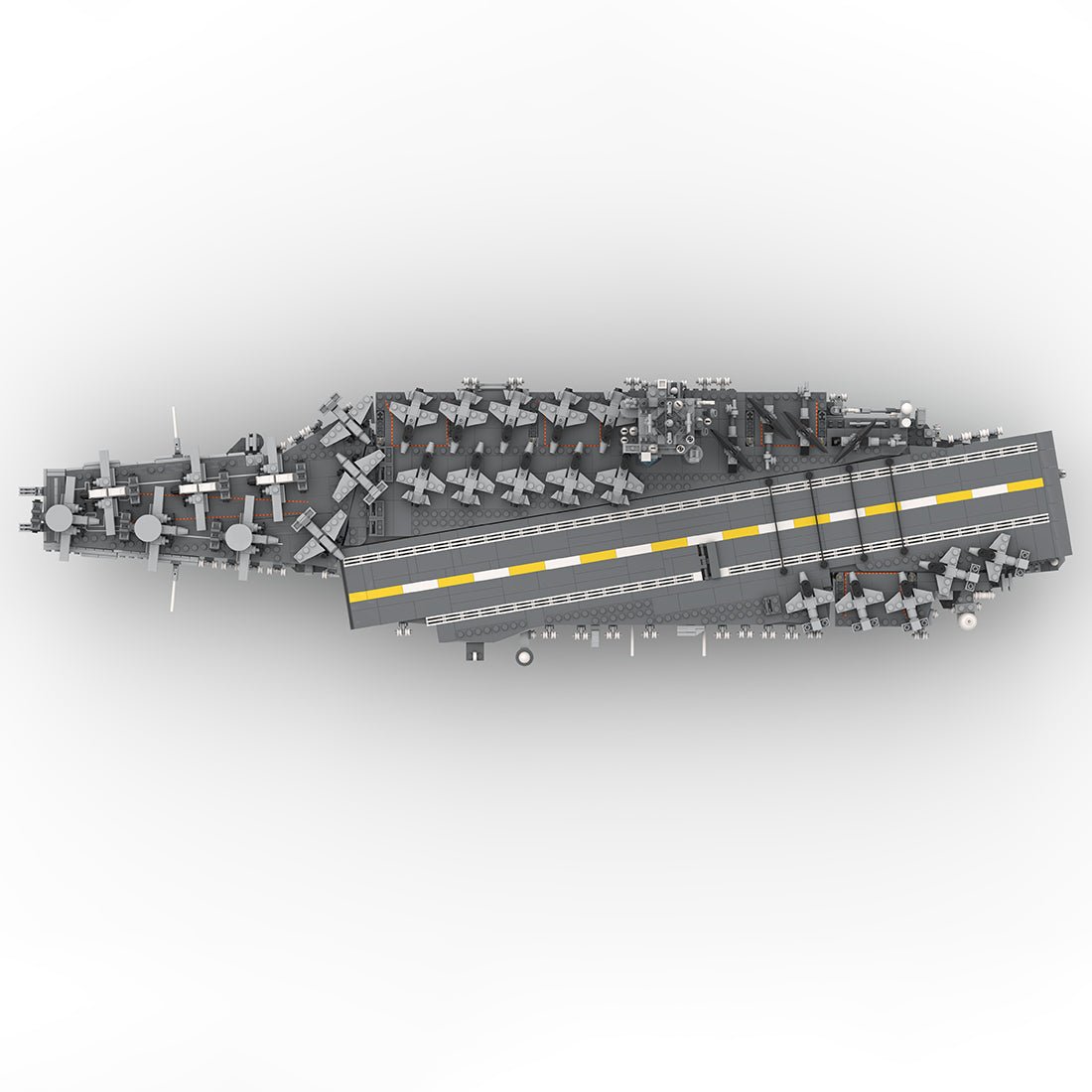 Mocsage 1/350 UCS USS Enterprise CVN - 65 Nuclear - powered Aircraft Carrier Building Blocks - LesDiy - Building Blocks