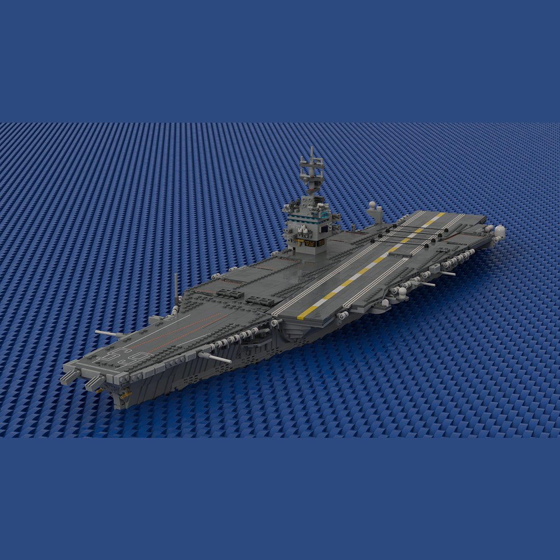 Mocsage 1/350 UCS USS Enterprise CVN - 65 Nuclear - powered Aircraft Carrier Building Blocks - LesDiy - Building Blocks