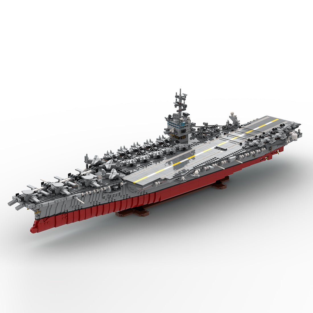 Mocsage 1/350 UCS USS Enterprise CVN - 65 Nuclear - powered Aircraft Carrier Building Blocks - LesDiy - Building Blocks