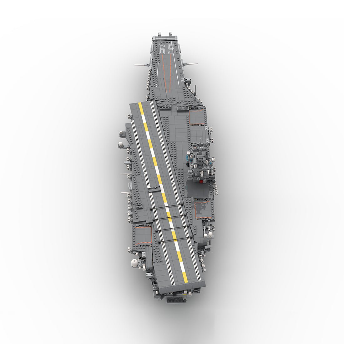 Mocsage 1/350 UCS USS Enterprise CVN - 65 Nuclear - powered Aircraft Carrier Building Blocks - LesDiy - Building Blocks