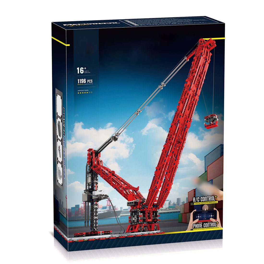 Mocsage Circular Track Crane Building Blocks(Dynamic Version) - LesDiy - Building Blocks