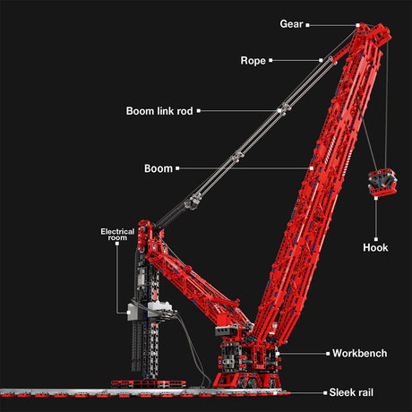 Mocsage Circular Track Crane Building Blocks(Dynamic Version) - LesDiy - Building Blocks