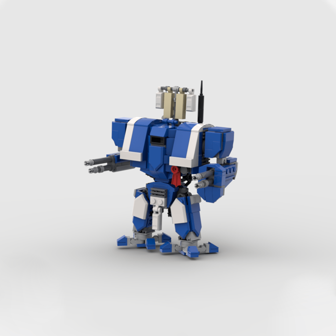 Mocsage Mech Combat Walker Building Blocks - LesDiy -