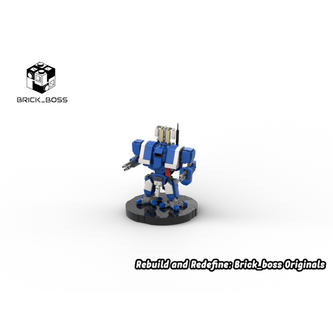 Mocsage Mech Combat Walker Building Blocks - LesDiy -