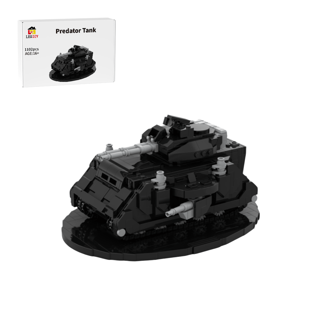 Mocsage Predator Tank Building Blocks - LesDiy -