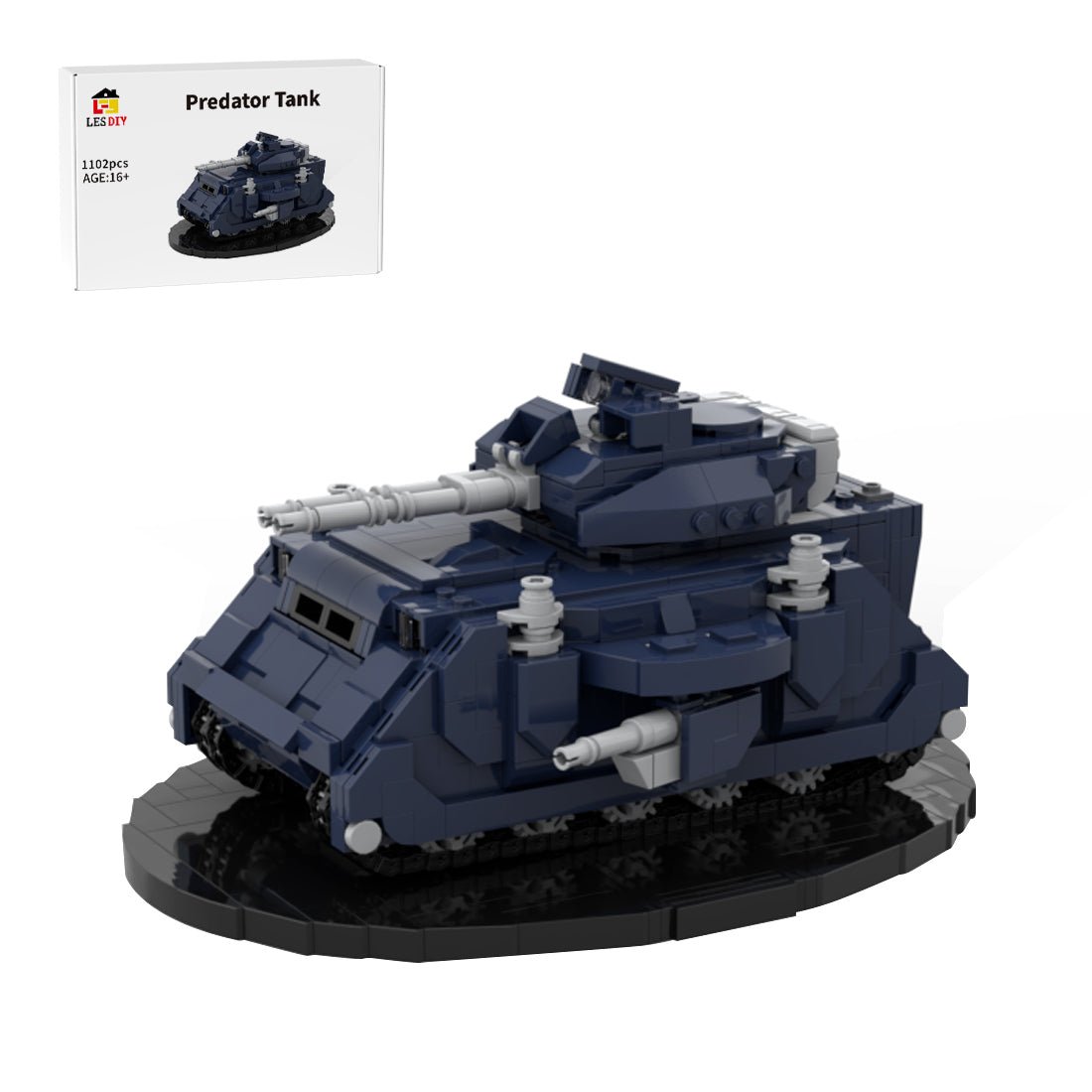 Mocsage Predator Tank Building Blocks - LesDiy -