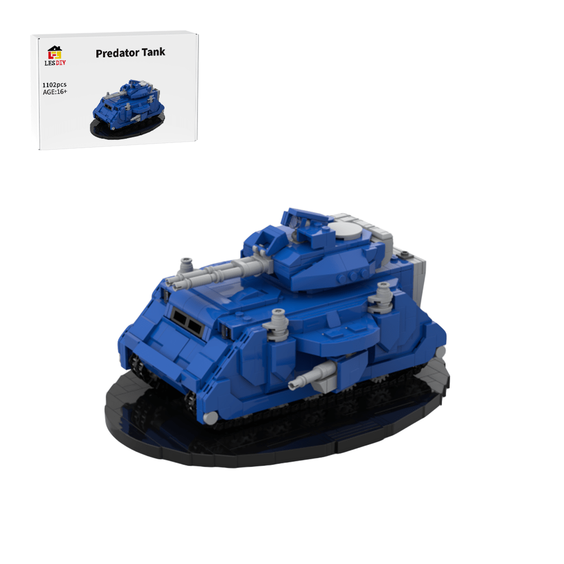 Mocsage Predator Tank Building Blocks - LesDiy -