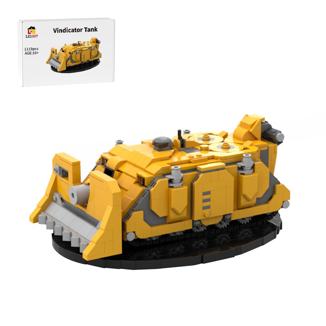 Mocsage Vindicator Tank Building Blocks - LesDiy -