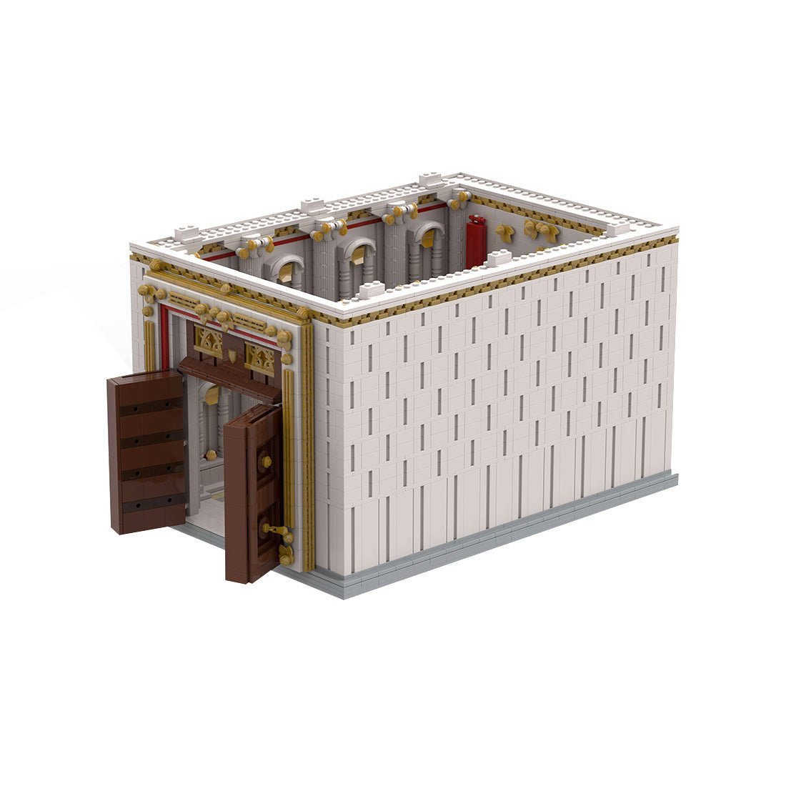 Module 2 for MOC - 136729 Ancient Roman Temple Castle Building Blocks Set - LesDiy -