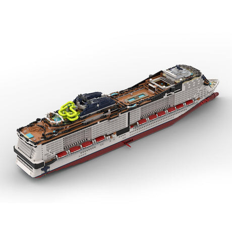 MSC - fisrt - Grandiosa Active Italian Cruise Ship Building Blocks - LesDiy - Building Blocks