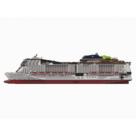 MSC - fisrt - Grandiosa Active Italian Cruise Ship Building Blocks - LesDiy - Building Blocks