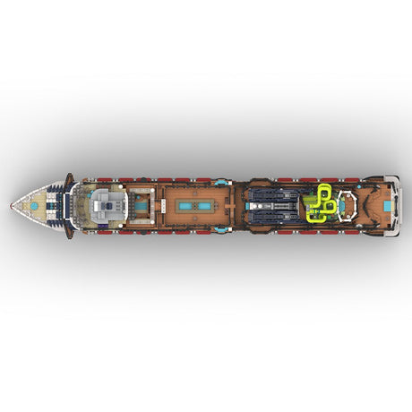 MSC - fisrt - Grandiosa Active Italian Cruise Ship Building Blocks - LesDiy - Building Blocks